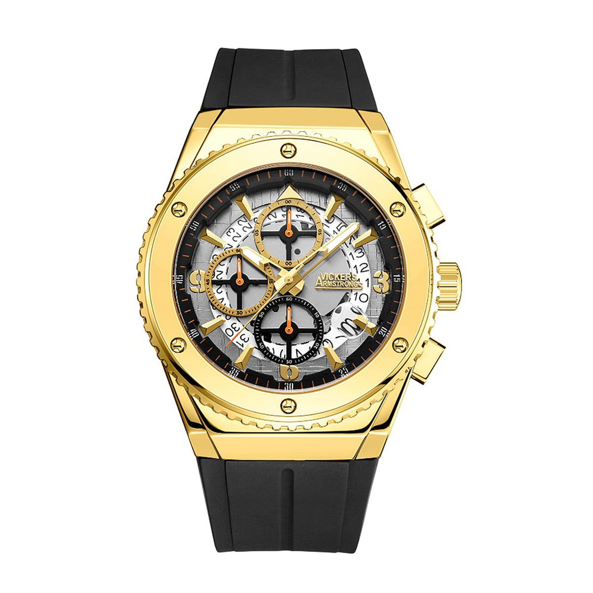 VICKERS ARMSTRONGS Limited Edition Hand Assembled Navitimer Watch - Gold 6841165 0