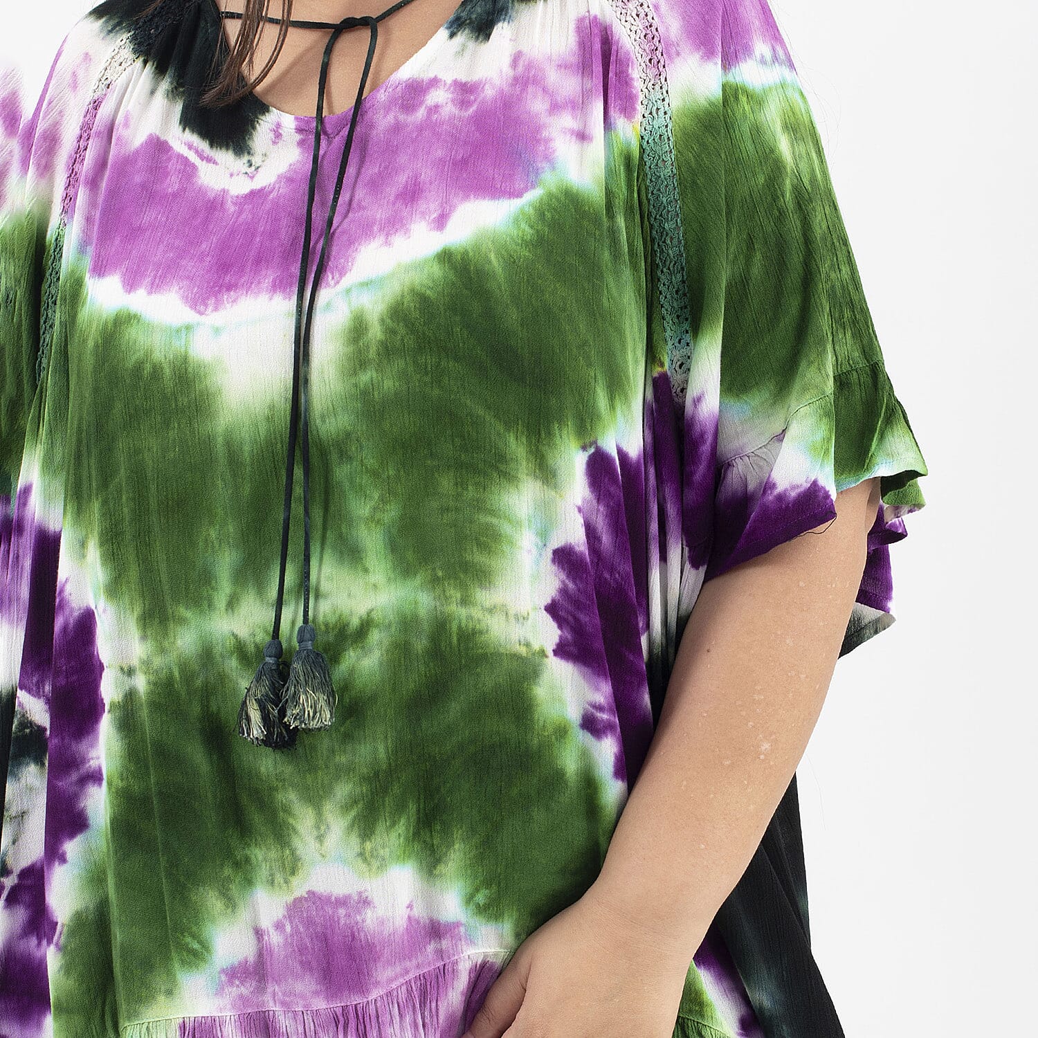 TAMSY Tie Dye Kaftan  - Purple 7012731 4