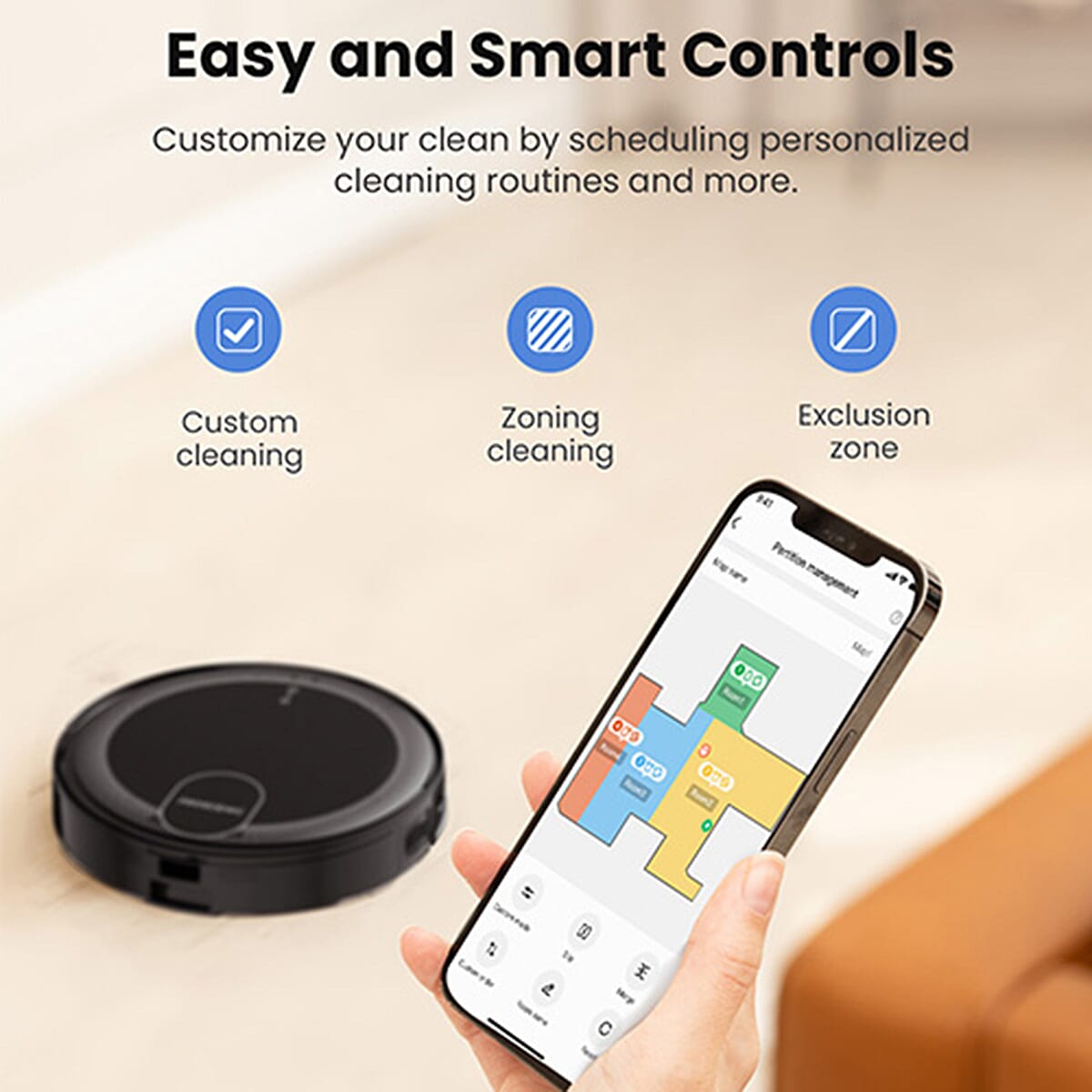 Proscenic X1 Robot Vacuum Cleaner with Alexa Control - Black 7720913 6