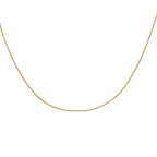 Ottoman Treasures - 9K Yellow Gold Curb Necklace with Spring Ring Clasp