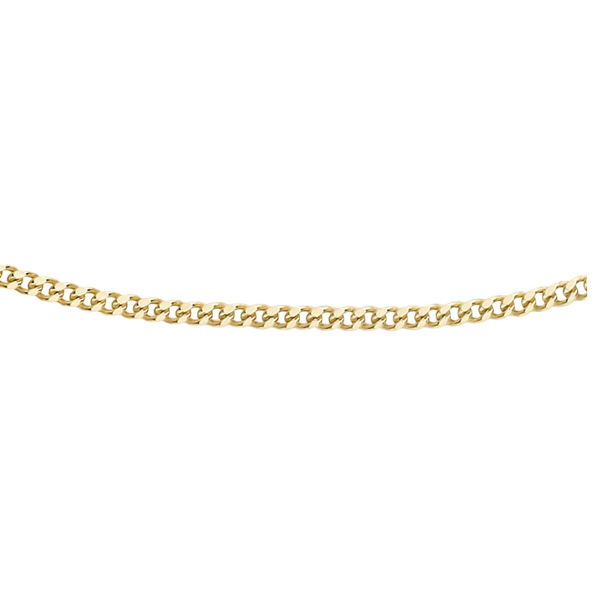 Ottoman Treasures - 9K Yellow Gold Curb Necklace with Spring Ring Clasp 8055392 7