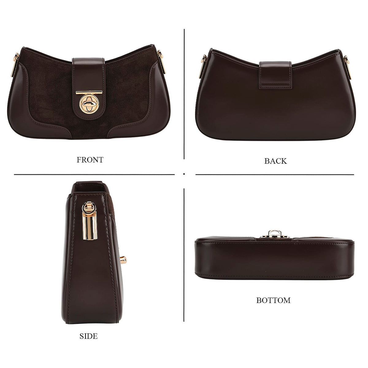 Valissiere Crossbody Bag (Size - One Size) - Coffee V32582770 4