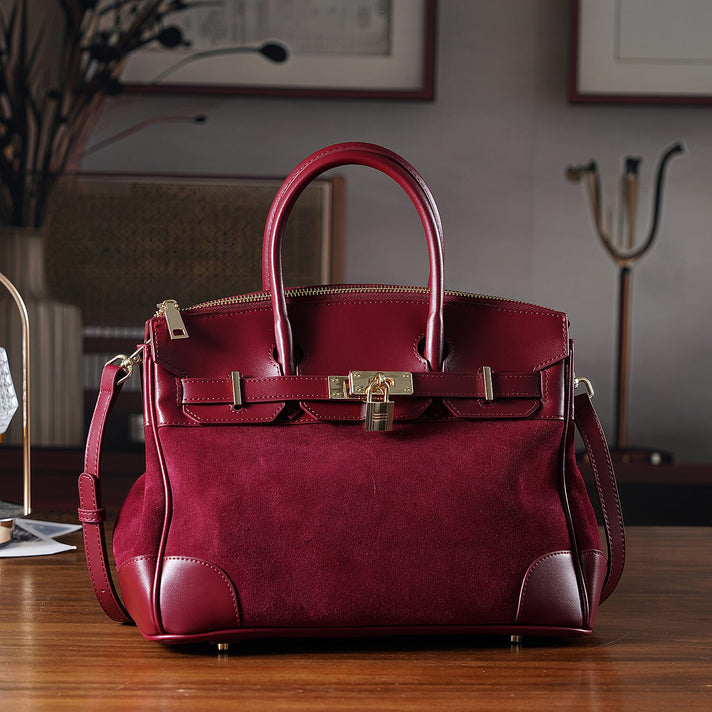 Valliserie 100% Genuine Leather Classic Structured Satchel Bag (Designer Inspired) 8256465 2