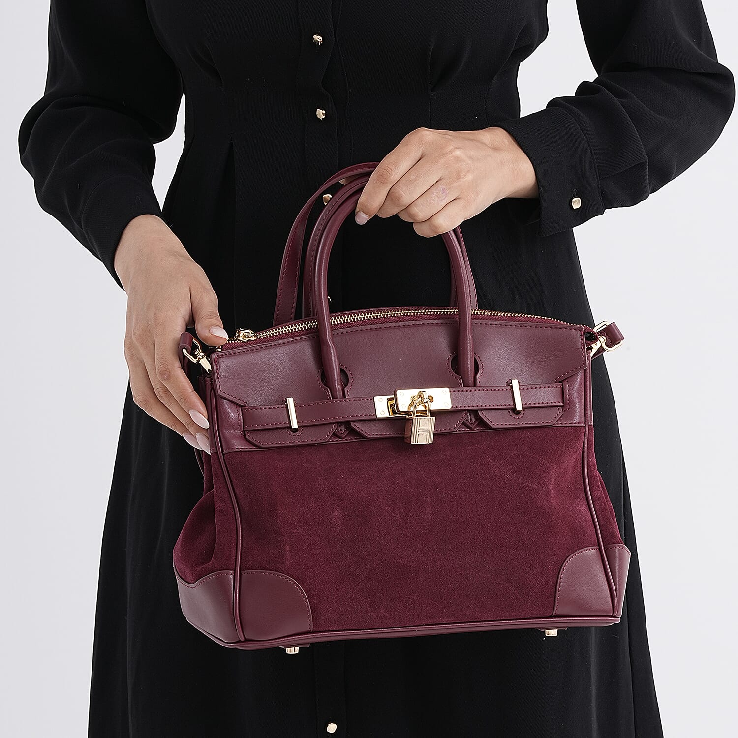 Valliserie 100% Genuine Leather Classic Structured Satchel Bag (Designer Inspired) 8256465 4