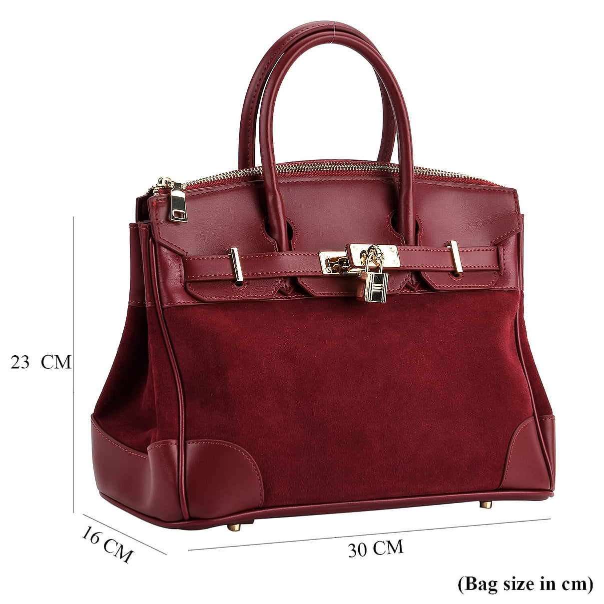 Valliserie 100% Genuine Leather Classic Structured Satchel Bag (Designer Inspired) 8256465 8
