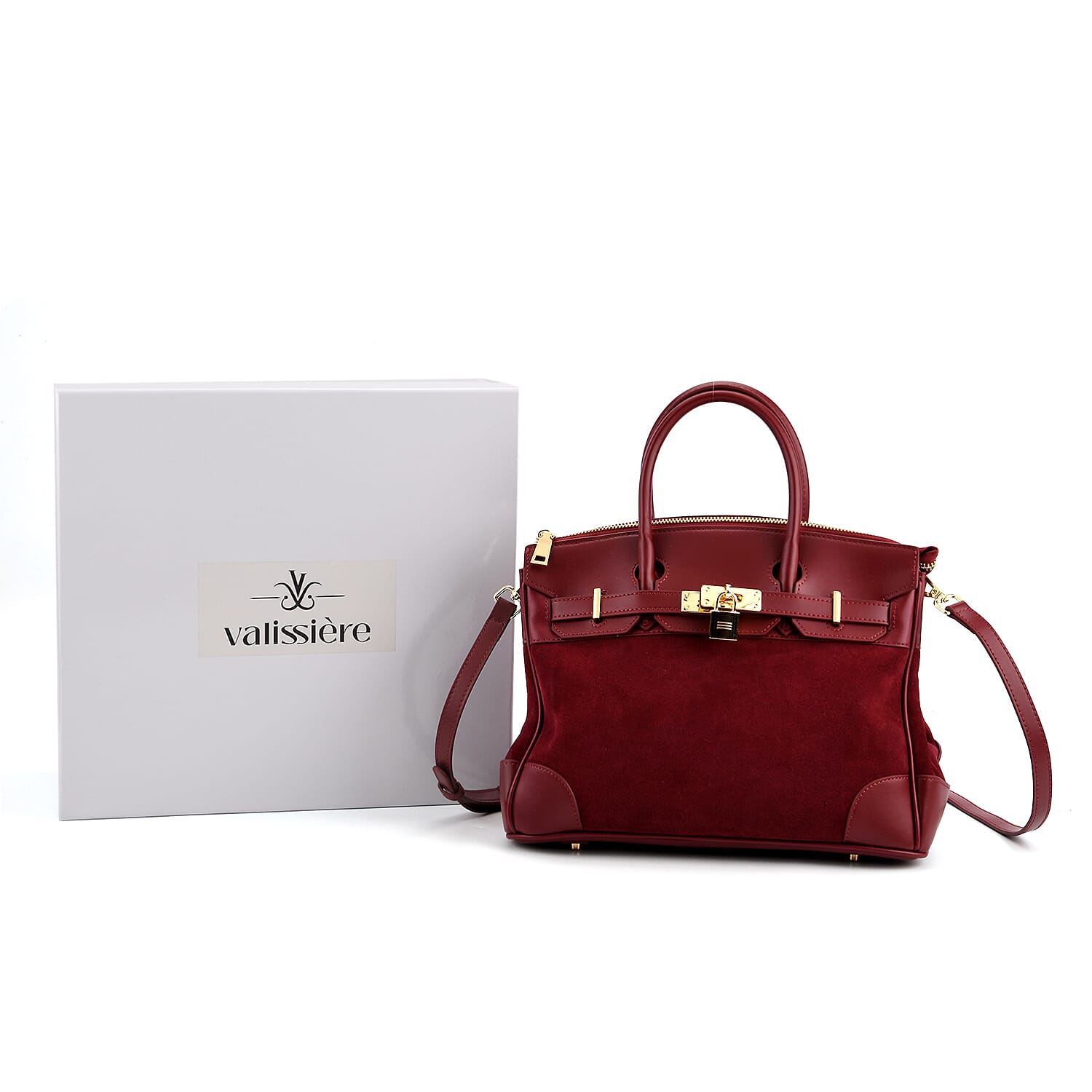 Valliserie 100% Genuine Leather Classic Structured Satchel Bag (Designer Inspired) 8256465 9
