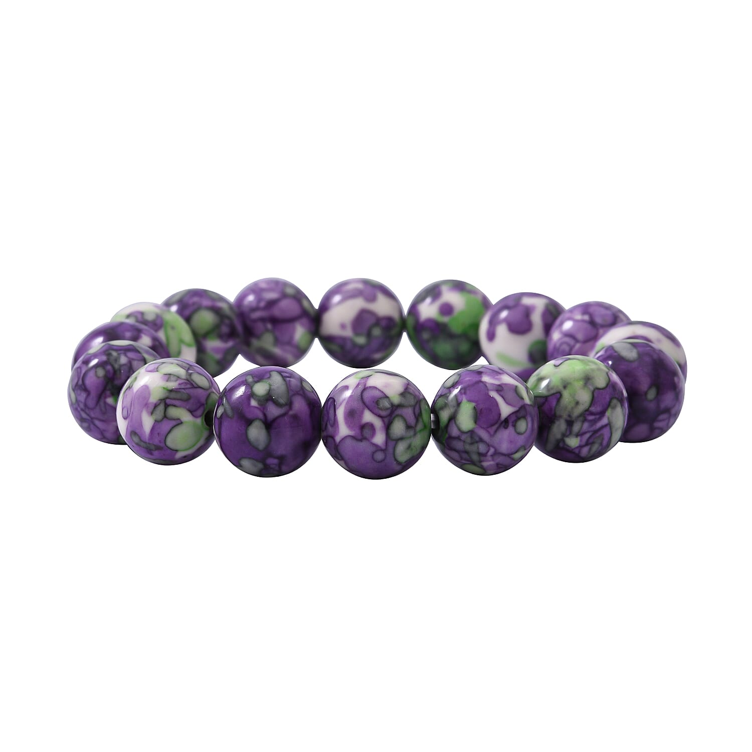 Variscite Beads Bracelet Stretchable (Size - 6.5) 150.00 Ct. 8962210 0