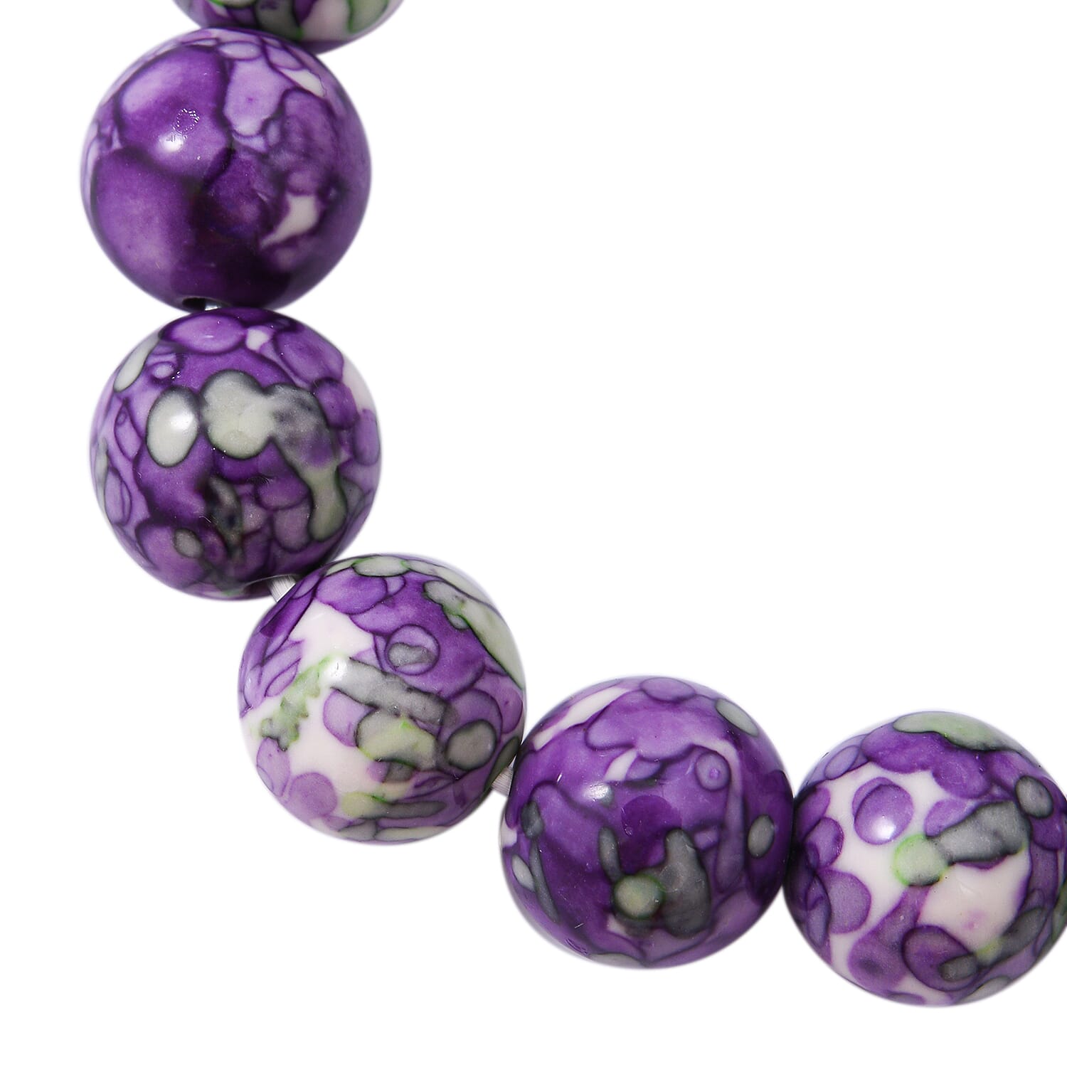 Variscite Beads Bracelet Stretchable (Size - 6.5) 150.00 Ct. 8962210 2