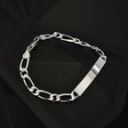 Vegas Close Out- Sterling Silver ID Bracelet (Size - 8)