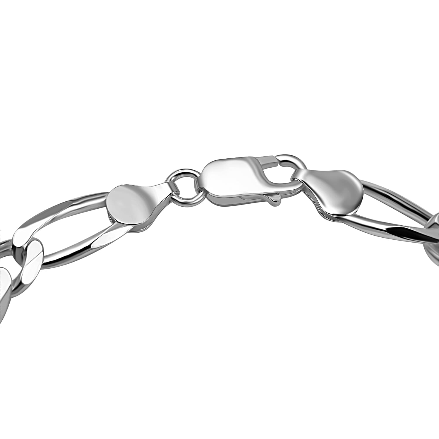 Vegas Close Out- Sterling Silver ID Bracelet (Size - 8) 7740303 4