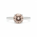 Vegas Closeout - 950 Platinum AAA Natural Turkizite & Lab Grown Diamond Ring 2.34 Ct, Platinum Wt. 3.67 Gms.