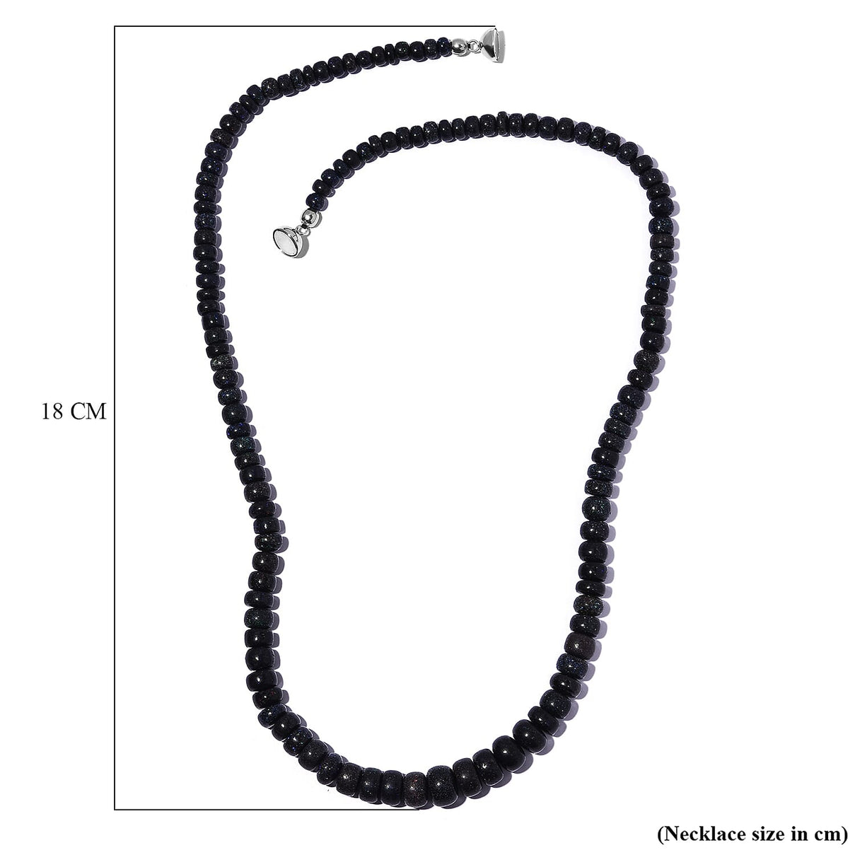 Andamooka Opal Beads Necklace (Size - 20) With Magnetic Lock in Sterling Silver 129.70 Ct. 7026392 6