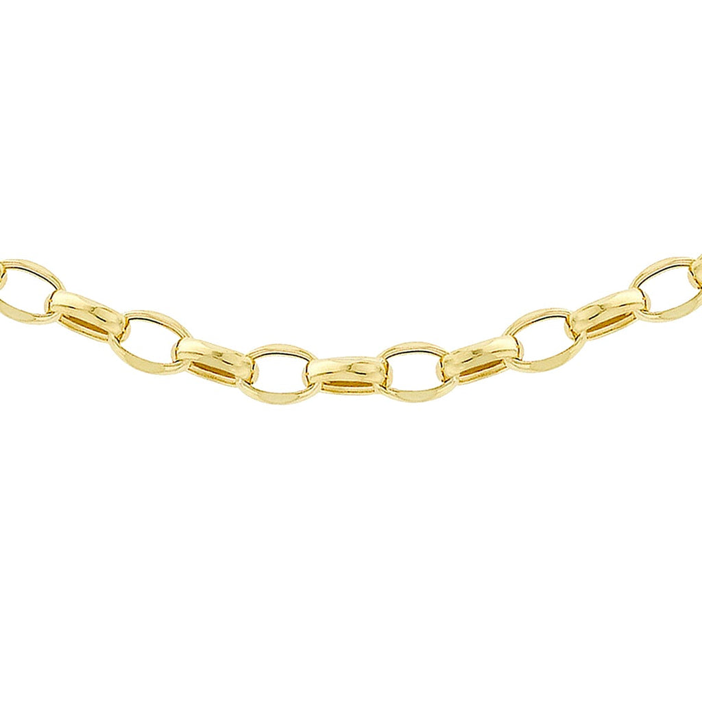 Vegas Showstopper Closeout Deal- 9K Yellow Gold Belcher Necklace (Size - 20) with Lobster Clasp