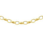 Vegas Showstopper Closeout Deal- 9K Yellow Gold Belcher Necklace (Size - 20) with Lobster Clasp
