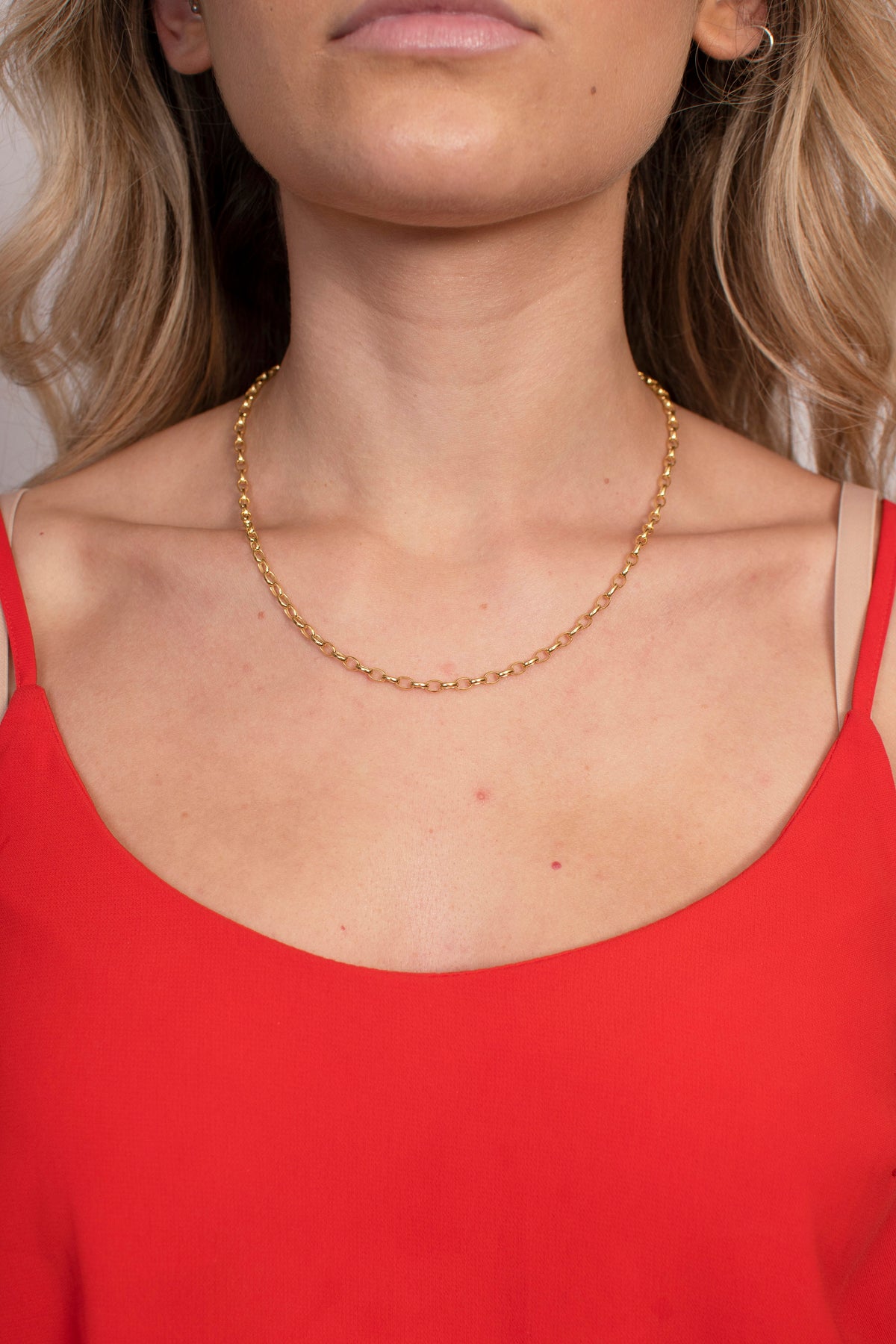 Vegas Showstopper Closeout Deal- 9K Yellow Gold Belcher Necklace (Size - 20) with Lobster Clasp 9033176 2