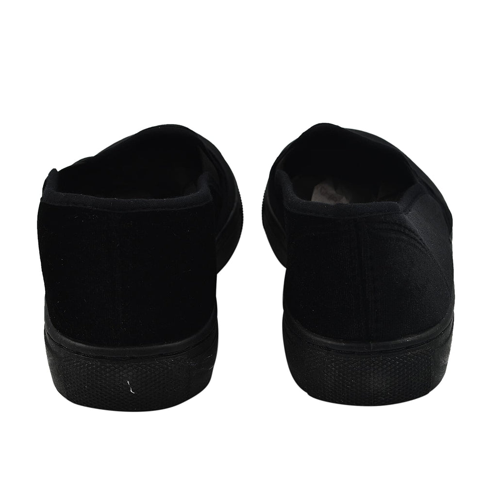 Black Slip On Womens Shoes (Size 5)