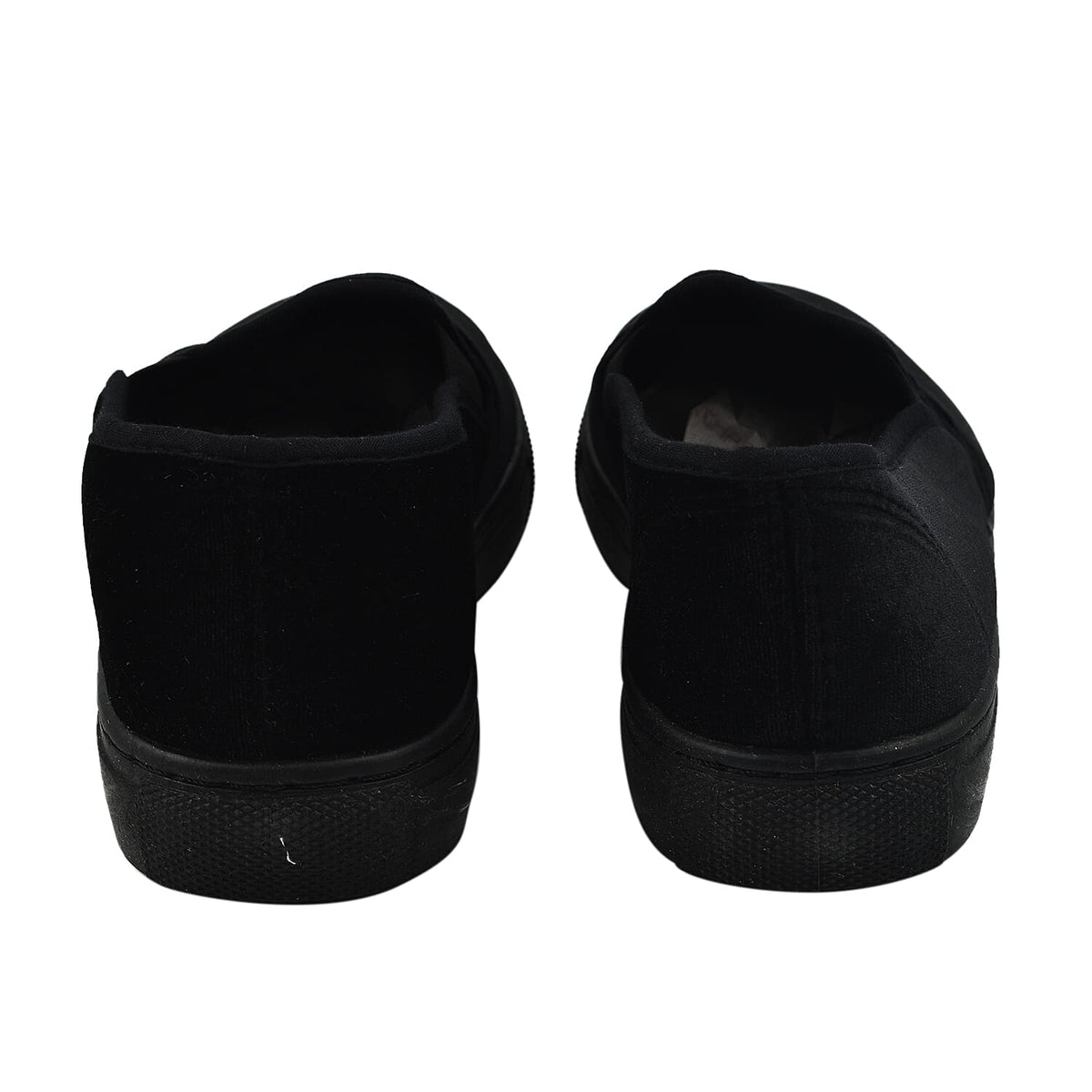 Velvet Slip-on Loafers - Black 6305573 2