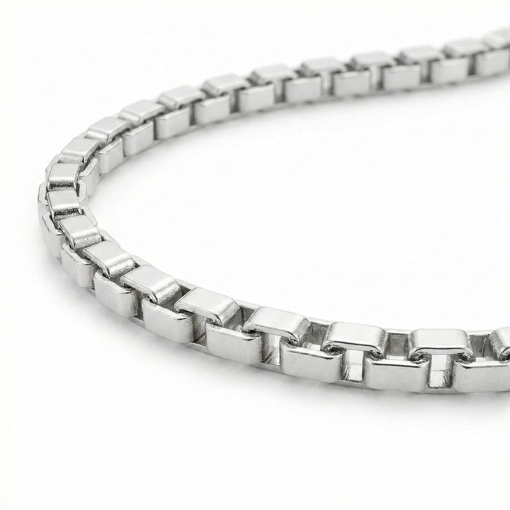 9K White Gold  Chain (Size - 14),  Gold Wt. 0.75 Gms