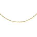 9K Yellow Gold  Chain (Size - 16),  Gold Wt. 1.2 Gms