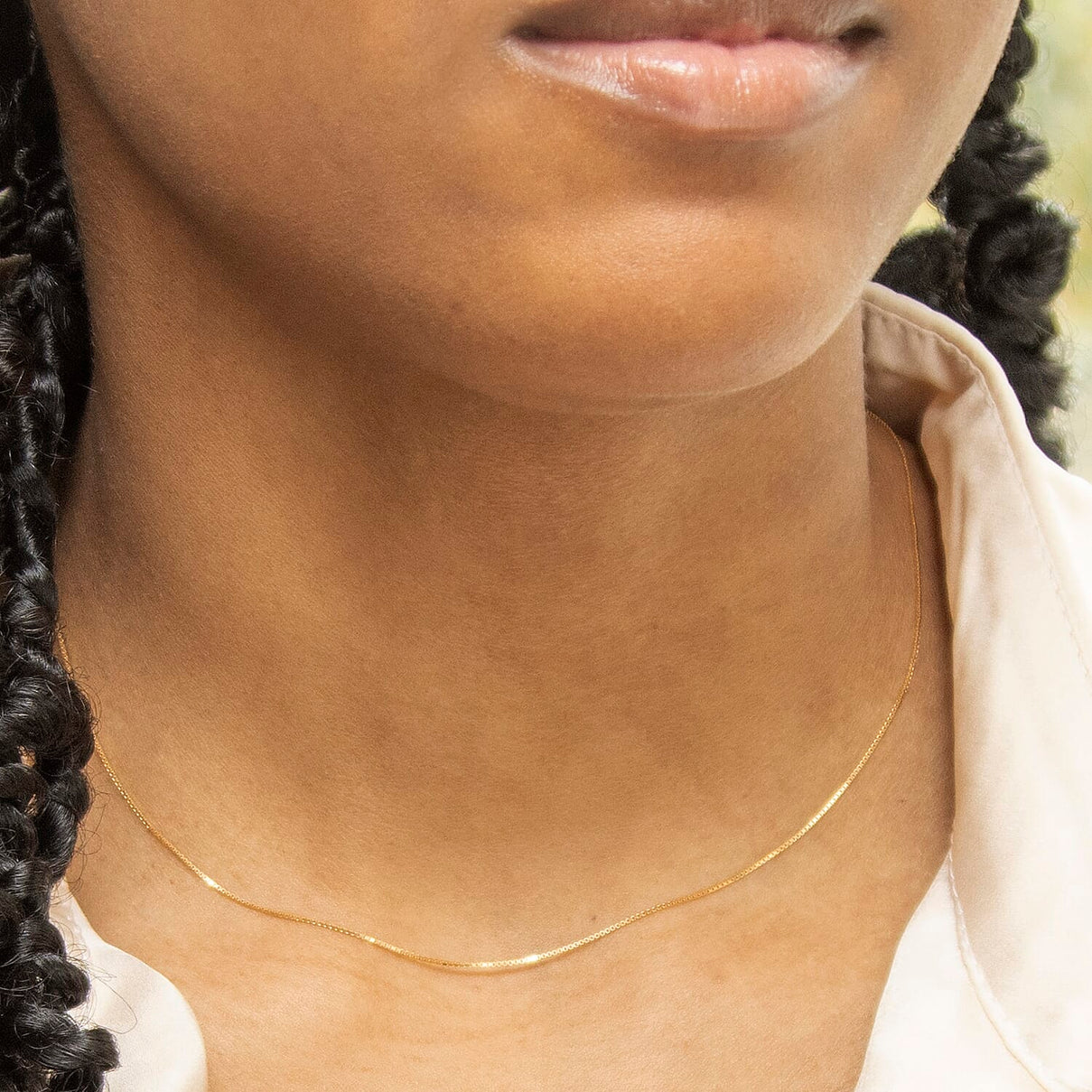 Venetian Box Chain 16 Inch in 9K Yellow Gold 7579798 2