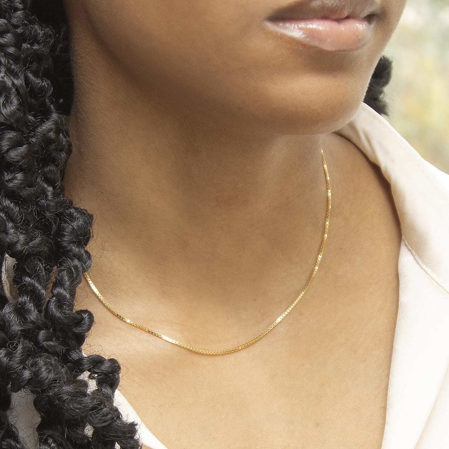 Venetian Box Chain 16 Inch in 9K Yellow Gold 7580866 1