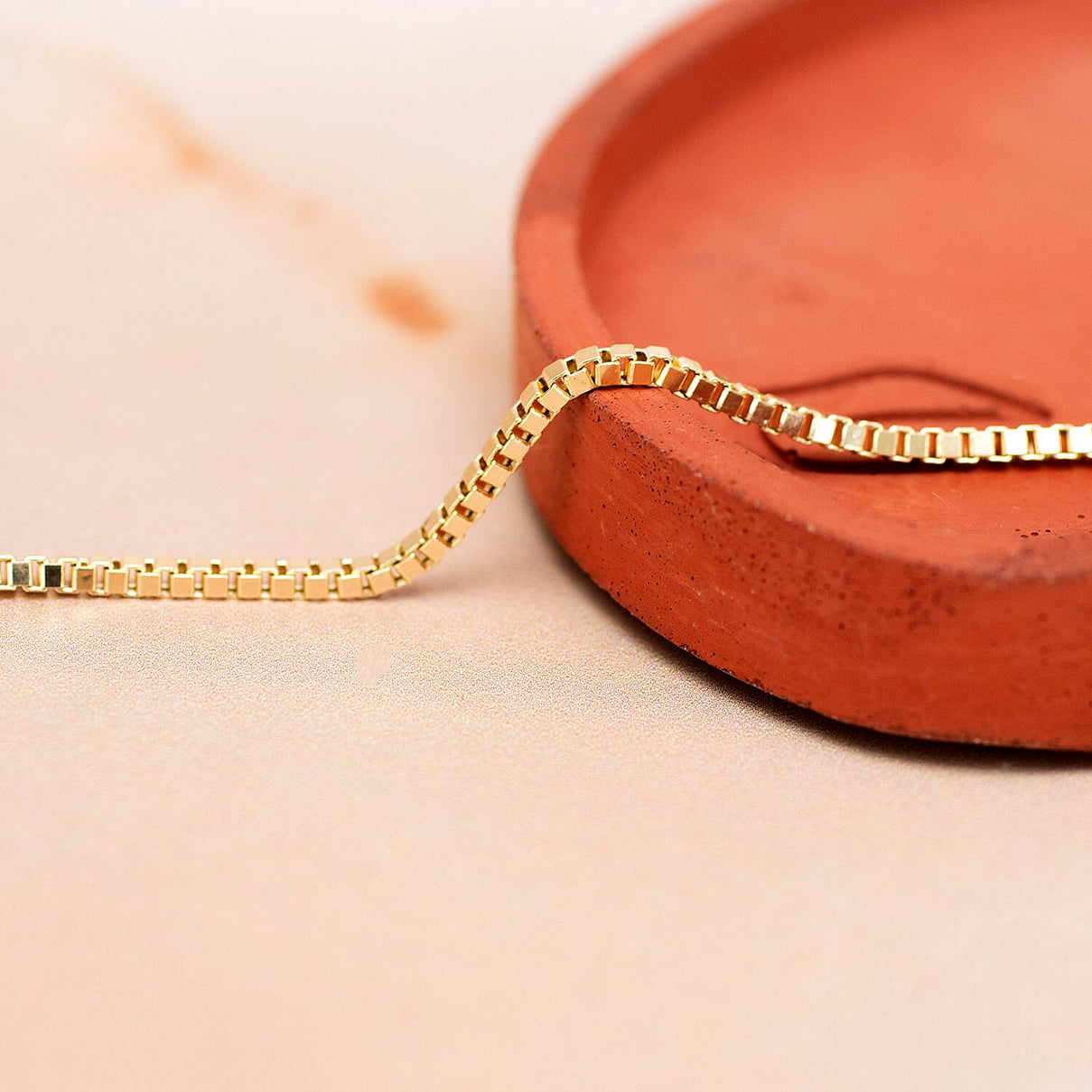 Venetian Box Chain 16 Inch in 9K Yellow Gold 7580866 2