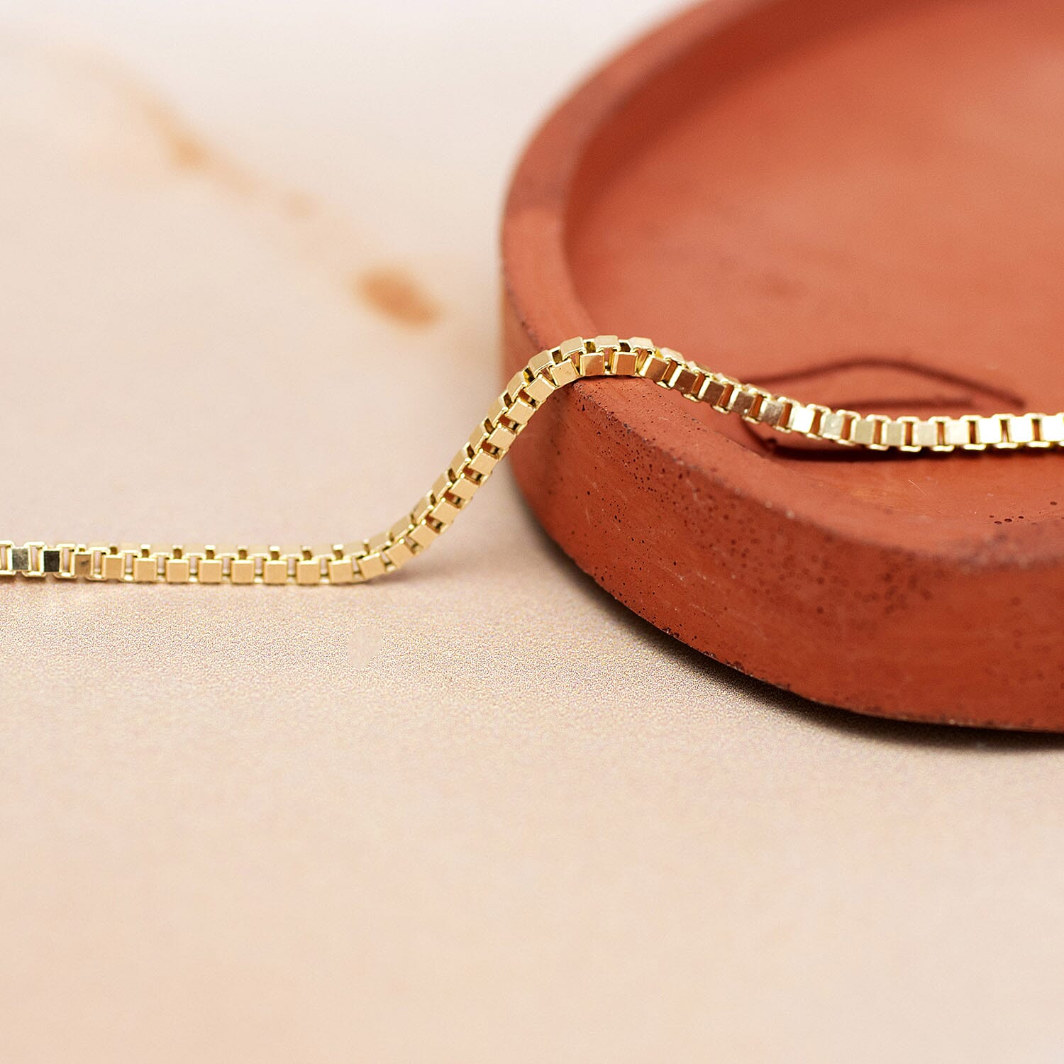 Venetian Box Chain 16 Inch in 9K Yellow Gold 7580866 2