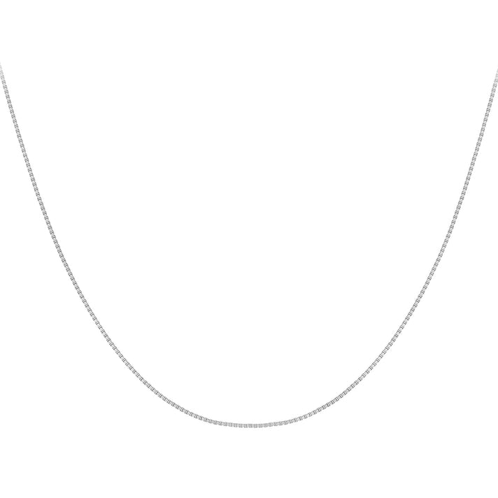 Venetian Box Chain 18 Inch in 10K White Gold 7576160 1