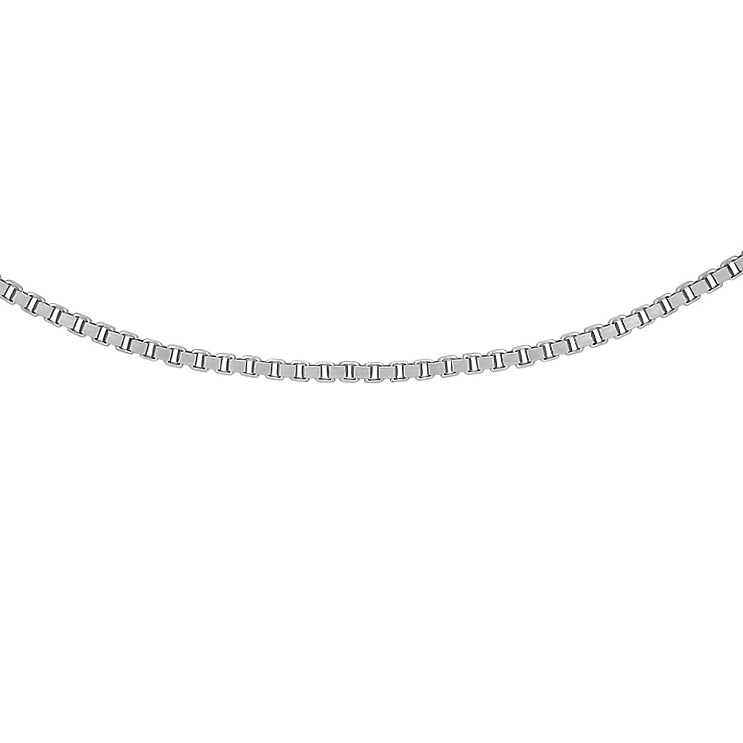 Venetian Box Chain 18 Inch in 10K White Gold 7576160 3
