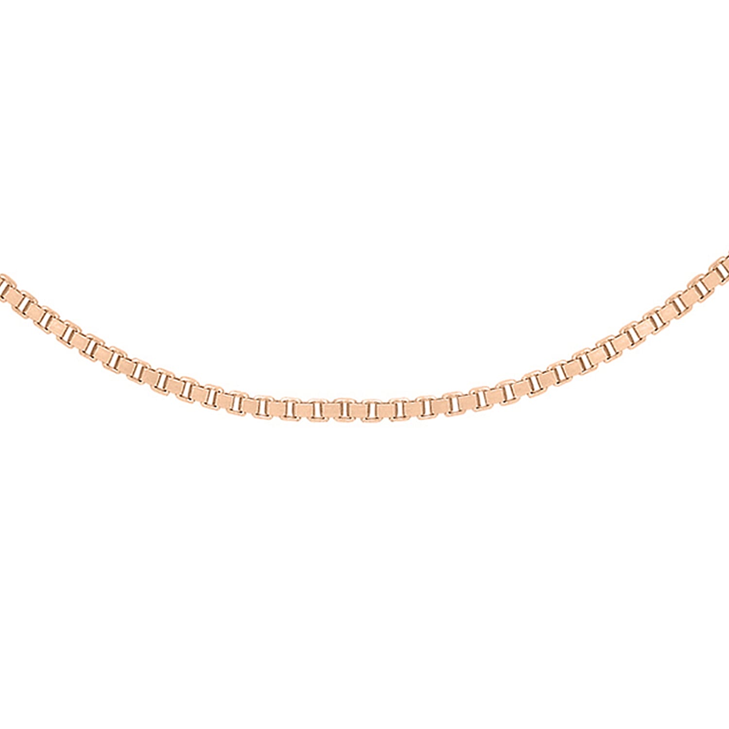 Venetian Box Chain 18 Inch in 9K Rose Gold 7583535 0