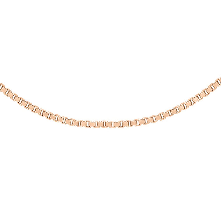 Venetian Box Chain 18 Inch in 9K Rose Gold 7583535 1