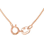 9K Rose Gold  Chain (Size - 18),  Gold Wt. 0.87 Gms
