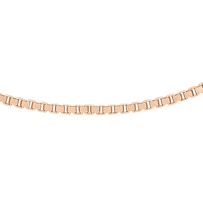Venetian Box Chain 18 Inch in 9K Rose Gold 7587942 1