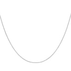 9K White Gold  Chain (Size - 18),  Gold Wt. 1.3 Gms