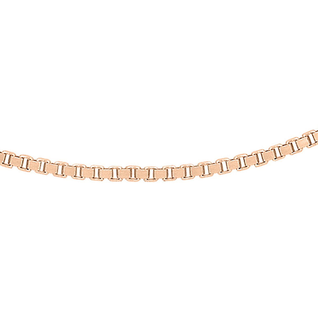 Venetian Box Chain 20 Inch in 9K Rose Gold 7587924 1