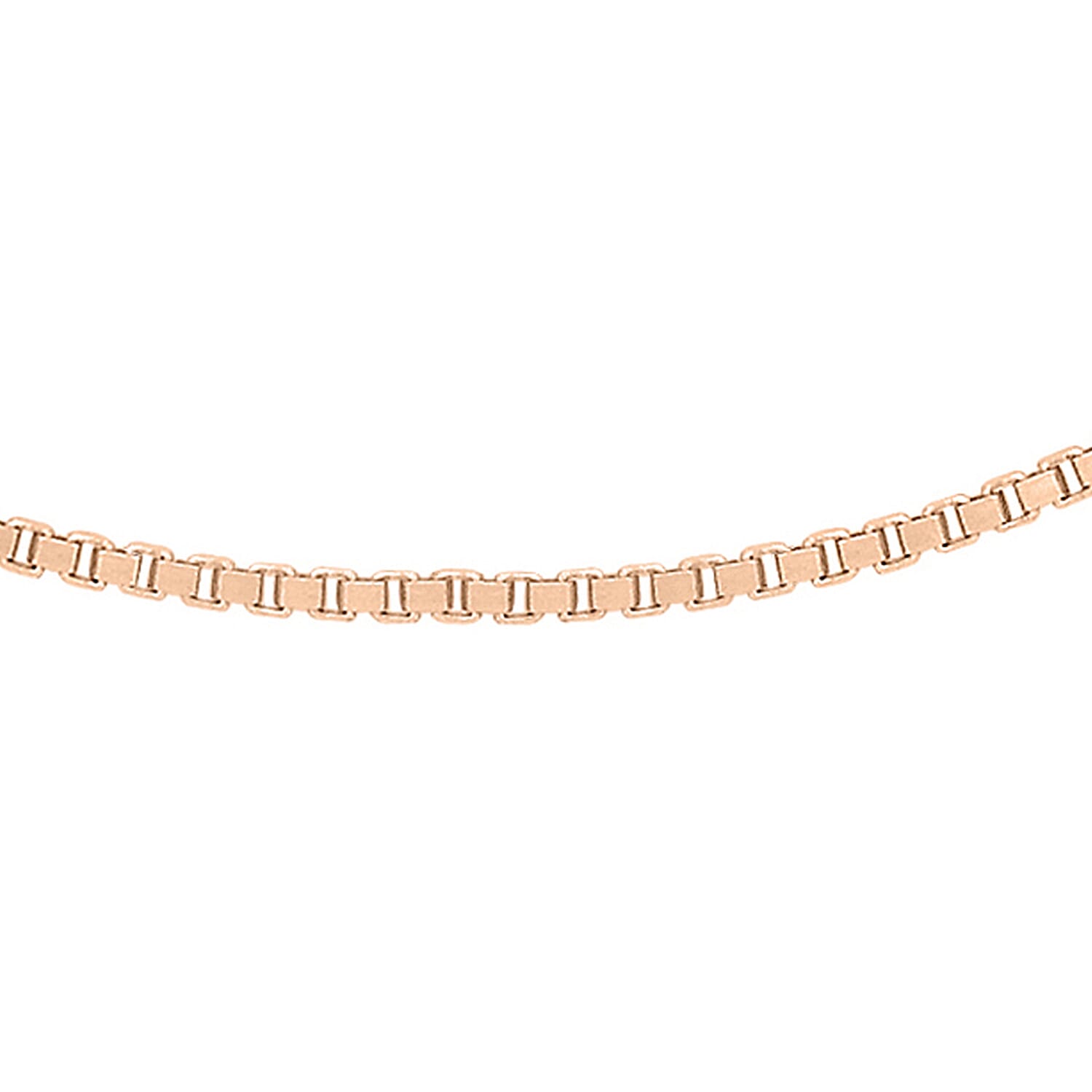 Venetian Box Chain 20 Inch in 9K Rose Gold 7587924 1