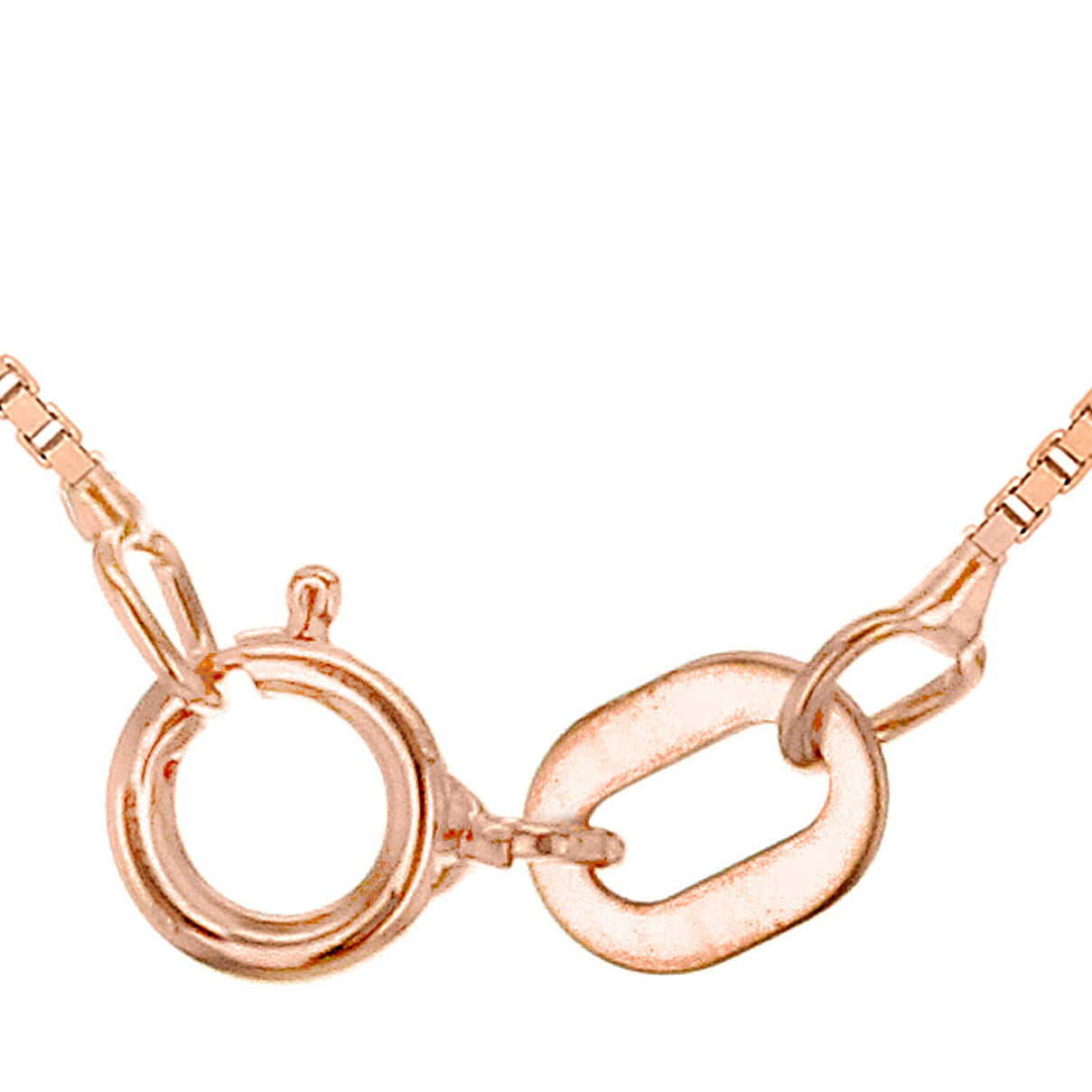 Venetian Box Chain 20 Inch in 9K Rose Gold 7587924 2