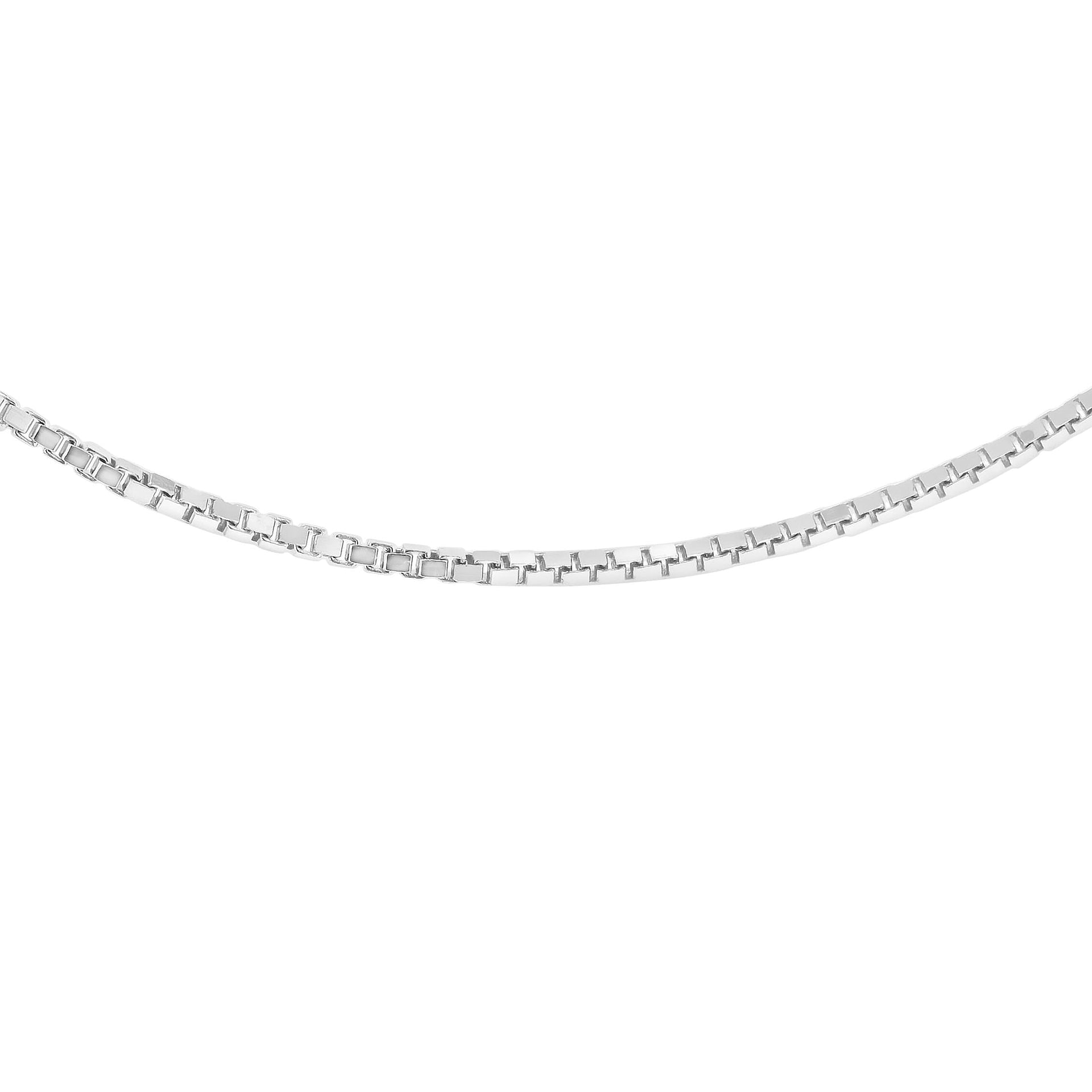 Venetian Box Chain 20 Inch in 9K White Gold 7588048 0