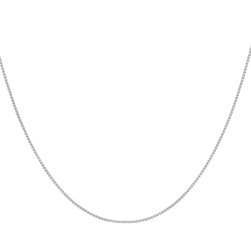 9K White Gold  Chain (Size - 20),  Gold Wt. 1.5 Gms