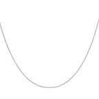 9K White Gold  Chain (Size - 20),  Gold Wt. 1.5 Gms
