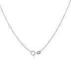 9K White Gold  Chain (Size - 20),  Gold Wt. 1.5 Gms
