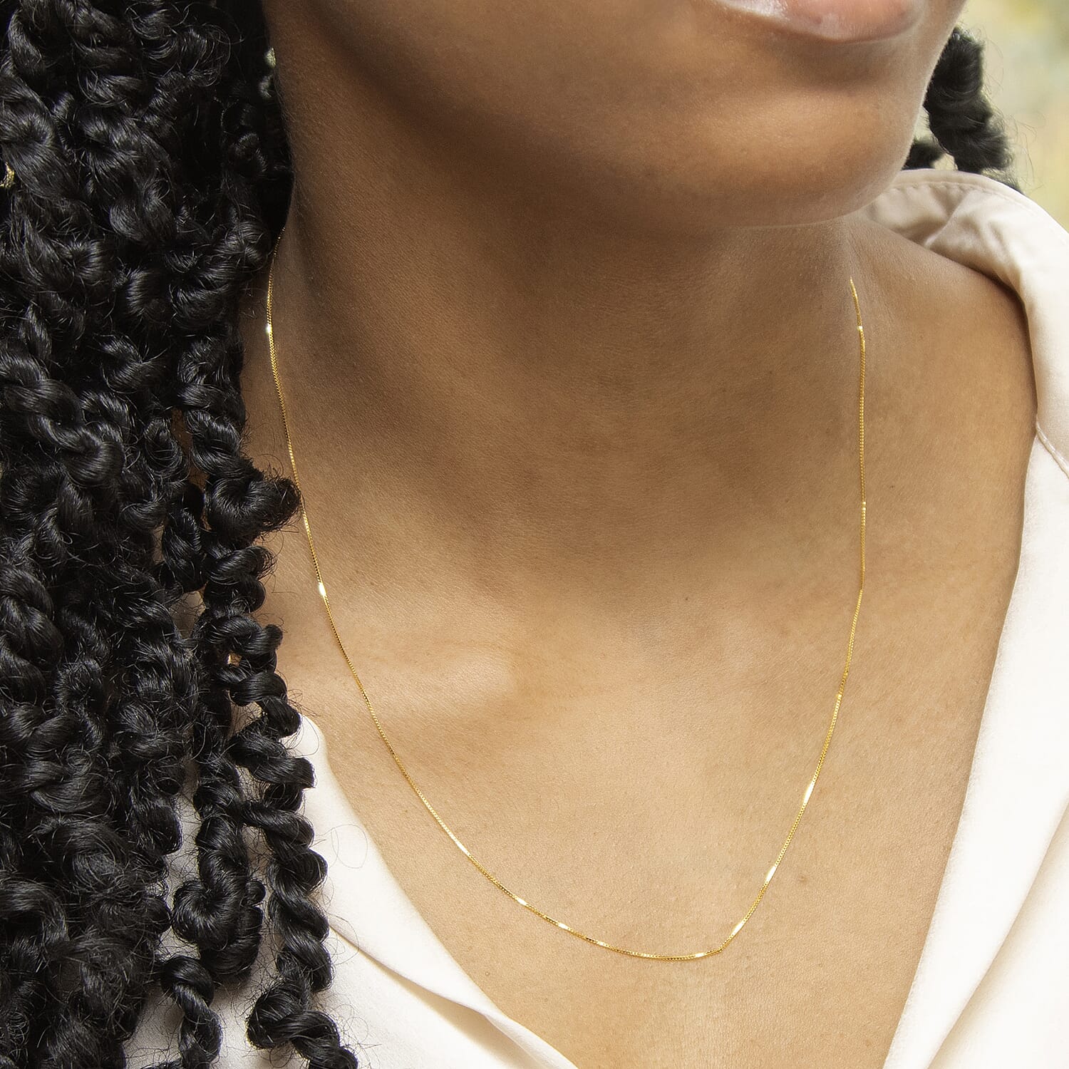 Venetian Box Chain 20 Inch in 9K Yellow Gold 7579790 2