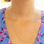 9K Yellow Gold  Chain (Size - 20),  Gold Wt. 1.5 Gms