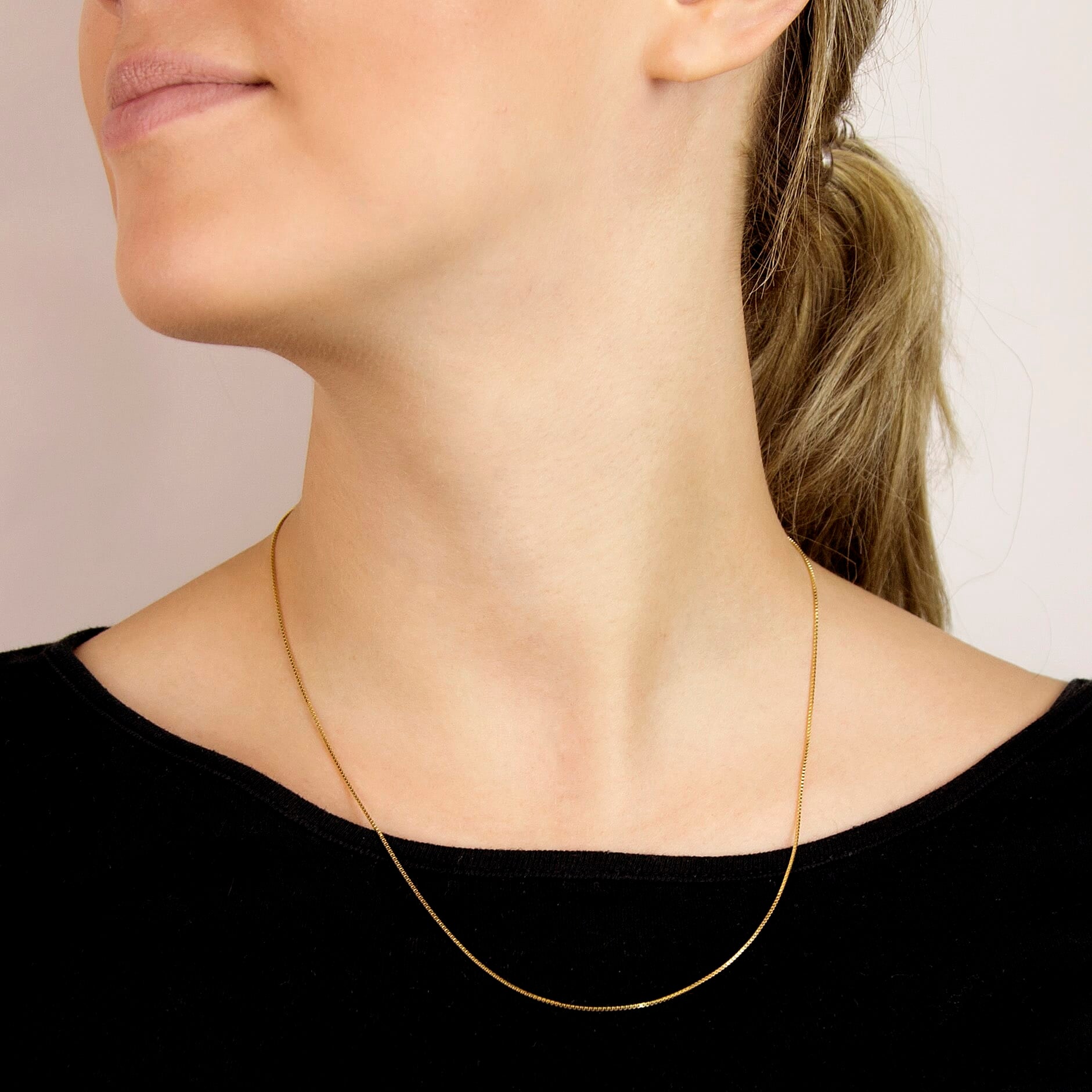 Venetian Box Chain 20 Inch in 9K Yellow Gold 7580049 1