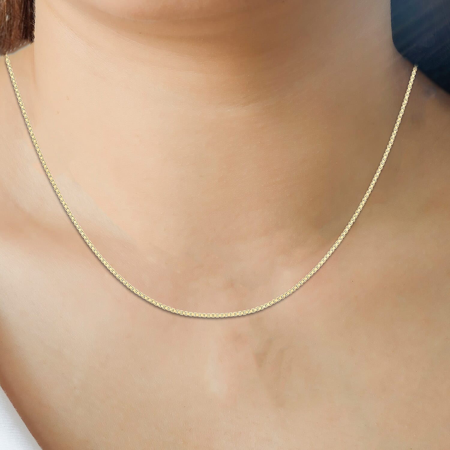 Venetian Box Chain 24 Inch in 14K Yellow Gold 7576290 1