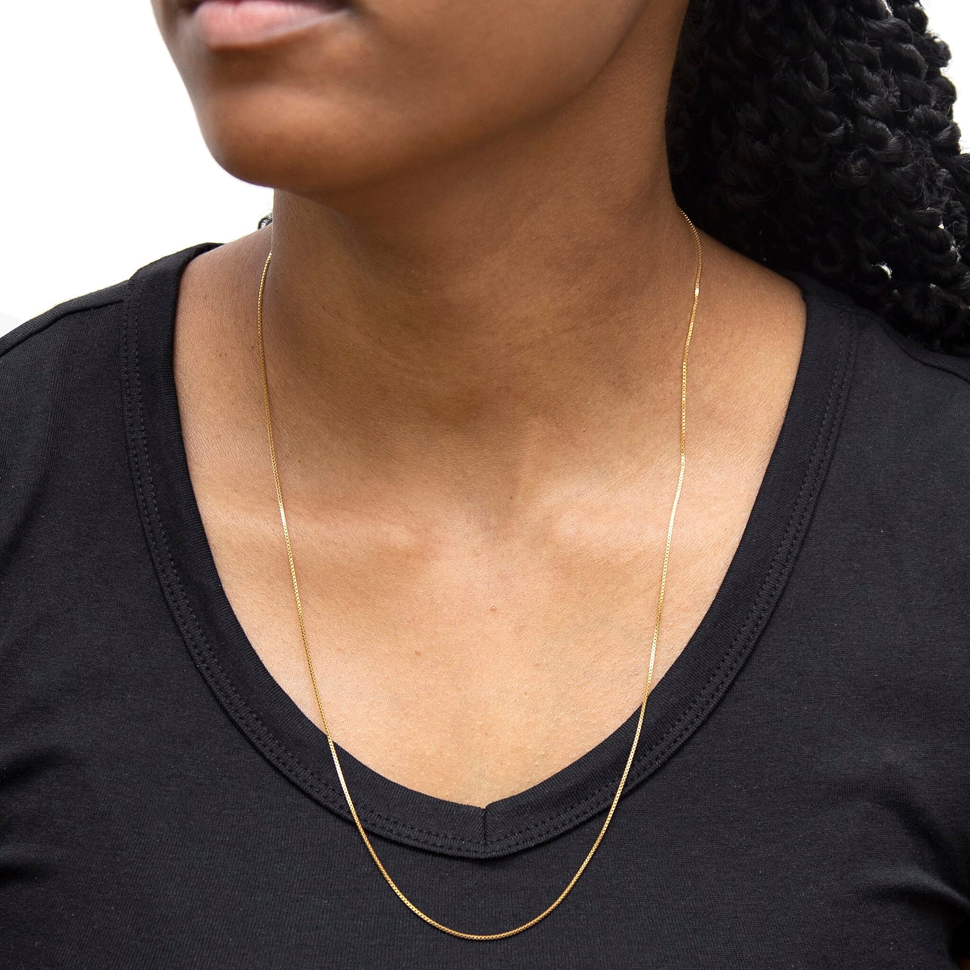 Venetian Box Chain 24 Inch in 9K Yellow Gold 7580058 1