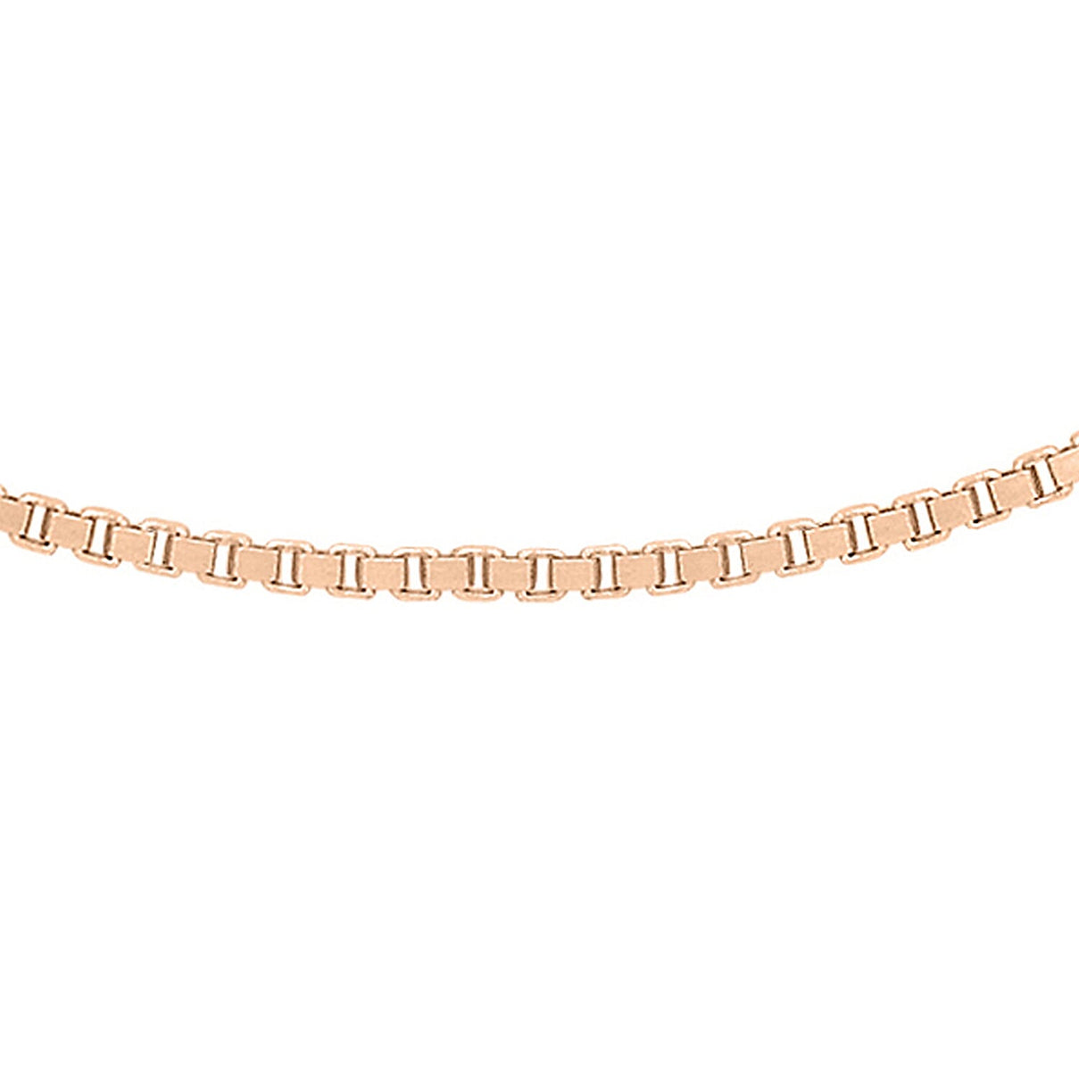 Venetian Box Chain Adjustable 18 Inch-20 Inch in 9K Rose Gold 7587968 0