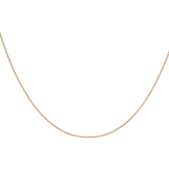 Venetian Box Chain Adjustable 18 Inch-20 Inch in 9K Rose Gold 7587968 2