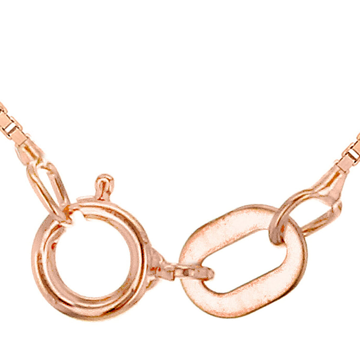 Venetian Box Chain Adjustable 18 Inch-20 Inch in 9K Rose Gold 7587968 2