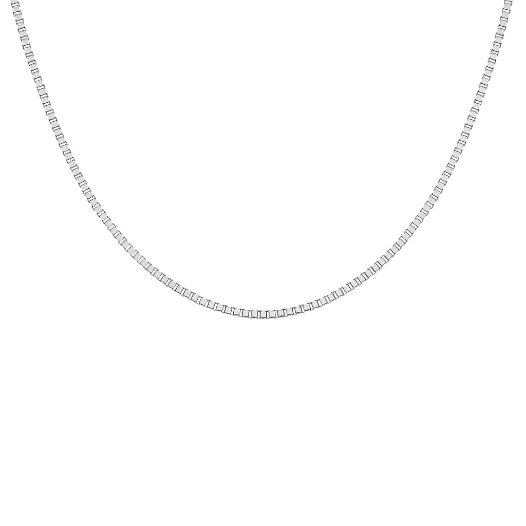 9K White Gold  Chain (Size - 20),  Gold Wt. 2.1 Gms